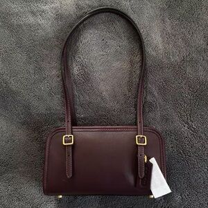 Coach Dark Burgundy Shoulder Bag